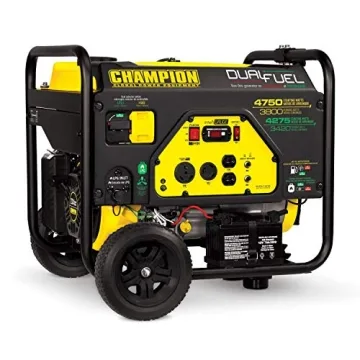 Champion 4750-Watt Electric Start Dual Fuel RV Ready Portable Generator
