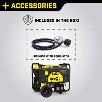 Champion 4750-Watt Dual Fuel Portable Generator