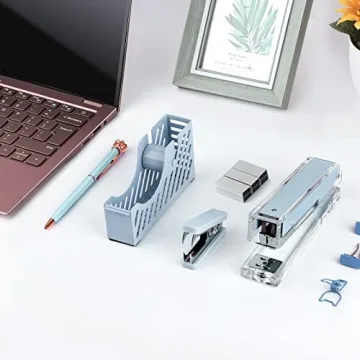 Creechwa Blue Desk Accessory Kit - Office Supplies Set