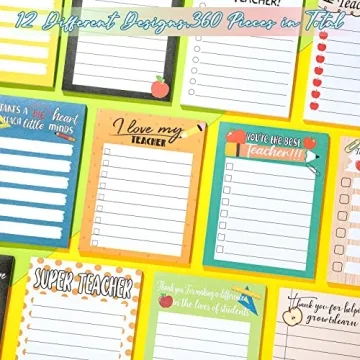 12 Pcs Teacher Notepad Set for To Do Lists
