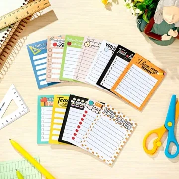 12 Pcs Teacher Notepad Set for To Do Lists