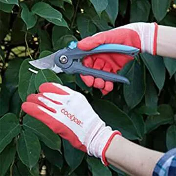 COOLJOB Gardening Gloves for Women - 6 Colorful Pairs