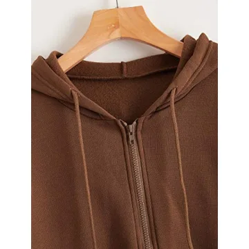 Stylish WDIRARA Women's Zip Front Hoodie for Casual Comfort