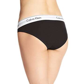 Calvin Klein Modern Cotton Stretch Bikini Panty, Black, Medium