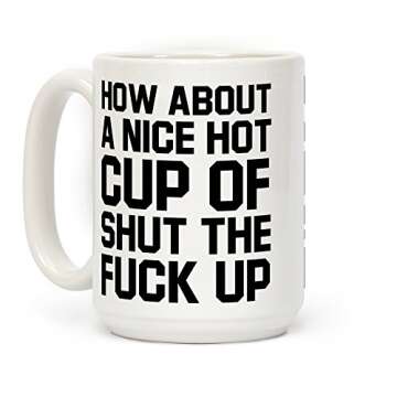 LookHUMAN Statement Coffee Mug - Funny Coffee Mugs Adult Humor, Unique Coffee Mugs for Coffee Lovers...