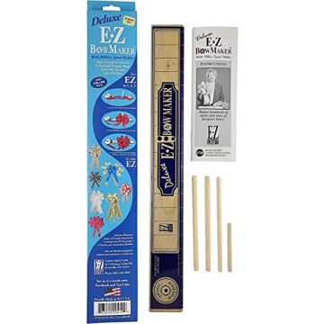 Deluxe EZ BowMaker - Bow Making Tool for DIY Projects and Crafting