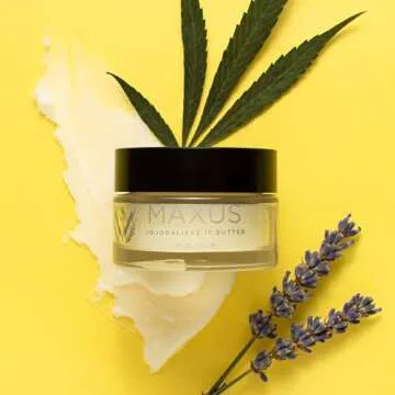 Maxus Nails Jojoba Butter - Natural Nail & Cuticle Care with Hemp Seed & Lavender