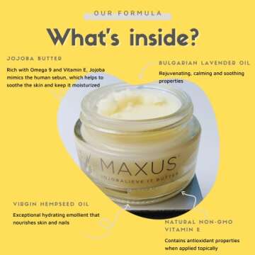 Maxus Nails Jojoba Butter for Healthy Cuticles & More