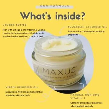 Maxus Nails Jojoba Butter for Healthy Cuticles & More