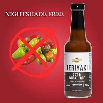 KC Natural Teriyaki Sauce - Soy & Wheat Free, AIP Friendly