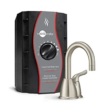 InSinkErator H-HOT150SN-SS Instant Hot Water Dispenser System with Stainless Steel Tank