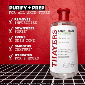 THAYERS Cucumber Witch Hazel Toner for Hydrated Skin