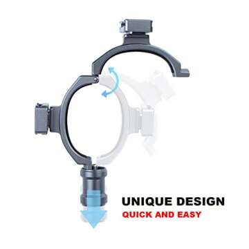 ARNARKOK Cold Shoe Adapter for DJI Osmo Mobile 3-6