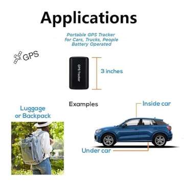 Car GPS Tracker, LM002 gps tracker for vehicles Real-Time Location Tracking Device with Voice Monitor Car Motorcycle GPS Device for Truck Taxi Kids Pets with free APP