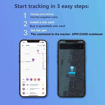 Car GPS Tracker, LM002 gps tracker for vehicles Real-Time Location Tracking Device with Voice Monitor Car Motorcycle GPS Device for Truck Taxi Kids Pets with free APP