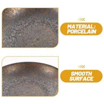 DEARMAMY Decorative Fruit Tray Round Decorate Baskets Footed Fruit Tray Fruit Footed Bowl Dessert Trays for Dessert Table Snacks Tray Porcelain Small Fruit Bowl Pastry