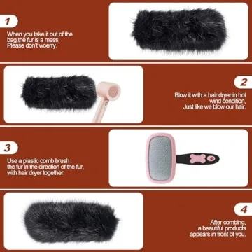 Dikoaina Women's Chic Faux Fur Winter Headband