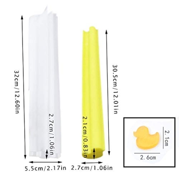 EchoDone Cute Duck Silicone Soap Candle Mold for DIY