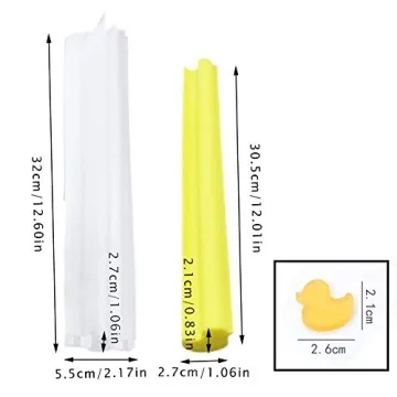 EchoDone Cute Duck Silicone Soap Candle Mold for DIY