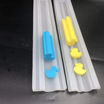 EchoDone Cute Duck Silicone Soap Candle Mold for DIY