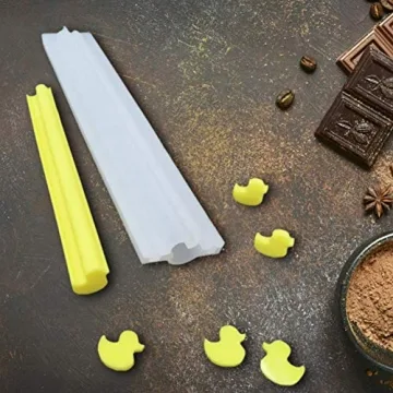 EchoDone Cute Duck Silicone Soap Candle Mold for DIY