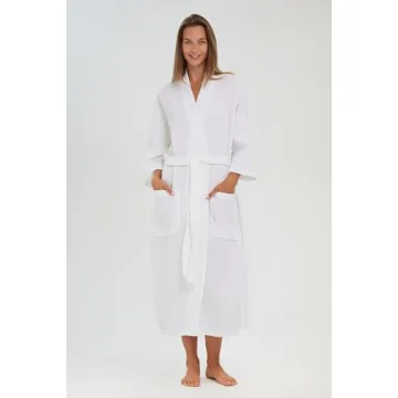 MONARCH Square Waffle Robe - Luxe Unisex Bathrobe