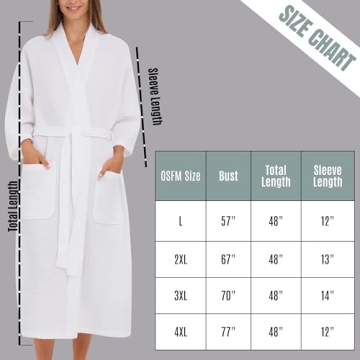 MONARCH Square Waffle Robe - Luxe Unisex Bathrobe