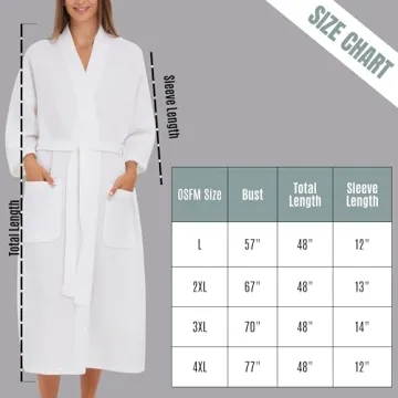 MONARCH Square Waffle Robe - Luxe Unisex Bathrobe