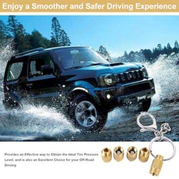 Get GODESON Tire Deflator - Easy 4-in-1 Tire Air Tool