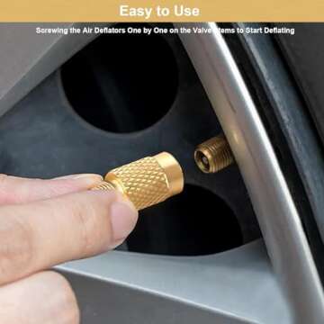 Get GODESON Tire Deflator - Easy 4-in-1 Tire Air Tool