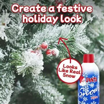 Prextex Winter Snow Spray 2 Pack for Holiday Decor