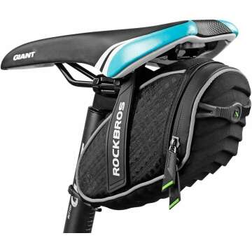 ROCKBROS 3D Shell Bike Seat Bag for Cyclists