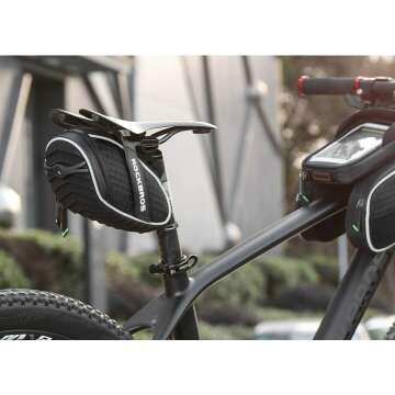 ROCKBROS 3D Shell Bike Seat Bag for Cyclists