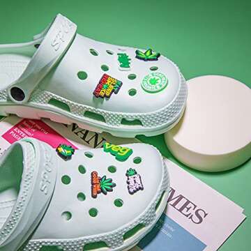 Vibrant RONGYUH 17 PCS Shoe Charms for Crocs