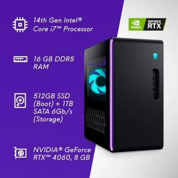 Alienware R16 Gaming Desktop - Intel Core i7, RTX 4060