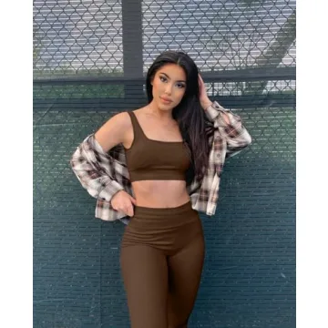 OQQ Women's Comfortable and Stylish High Waist Leggings