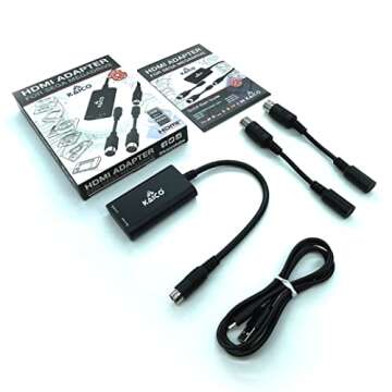 Kaico SEGA Genesis 1080p HDMI Adapter - for use with Sega Megadrive - Supports S Video Output – Su...