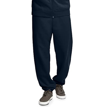 Men's Fleece Joggers by Fruit of the Loom - Navy