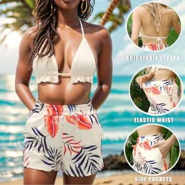 UOUA Floral 3 Piece Swimsuit Set for Stylish Ladies