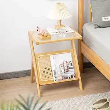 Tiita Rattan Side Table - Stylish and Versatile Design