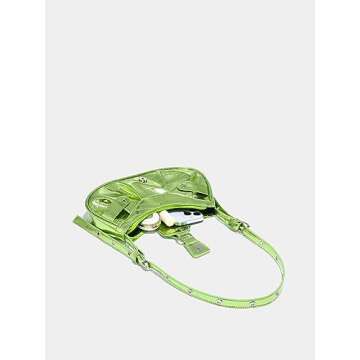 Chic Verdusa Metallic Green Hobo Bag for Daily Style