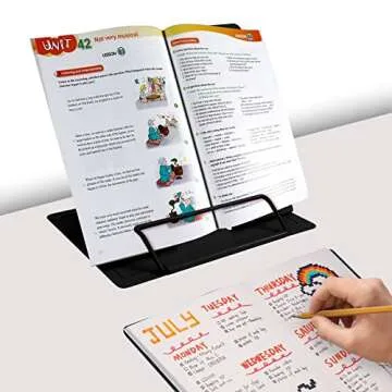 Adjustable Metal Book Stand for Comfortable Reading