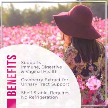 Women's Probiotic - Probiotics for Women Gummy for Digestive Health, Vaginal pH, Urinary & Immune Health Support, 3 Billion CFU w/Cranberry, Probiotic & Prebiotic Gummies for Women - 120 Gummies