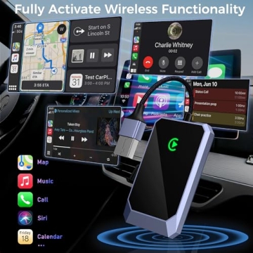 TERUNSOUl Wireless CarPlay Adapter: Upgrade to Wireless CarPlay with Ease!