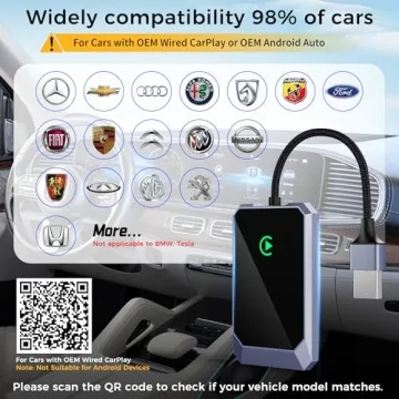 TERUNSOUl Wireless CarPlay Adapter for seamless connectivity