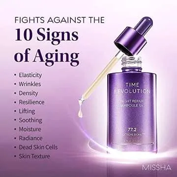 MISSHA Night Repair Serum - Skincare for Radiance