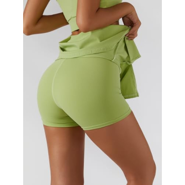 Stylish ABOCIW Golf Skirt with Sport Bra Set for Women
