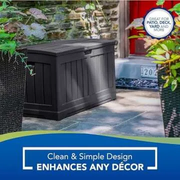 Suncast 50 Gallon All Weather Outdoor Storage Box