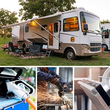 Commercial/Industrial Grade U.L. Approved 50 AMP 125/250V Receptacle Outlets, NEMA 14-50R, 3-Pole, 4 Wire, for Electrical, Electric Vehicles, EV, RV, Outdoor Equipment