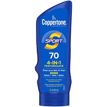 Coppertone SPORT Sunscreen SPF 70 - Water Resistant & Bulk Pack